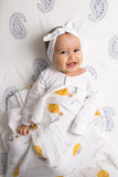 Malabar Baby | Organic Muslin Swaddles | 2 Pack | Fly Me To The Moon